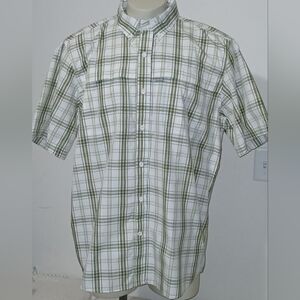 Carhartt Mens Force Relaxed Fit Outdoor Vented Short Sleeve Plaid Shirt XL